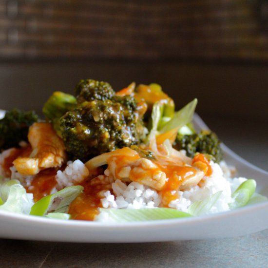 Chicken and Broccoli Stir fry