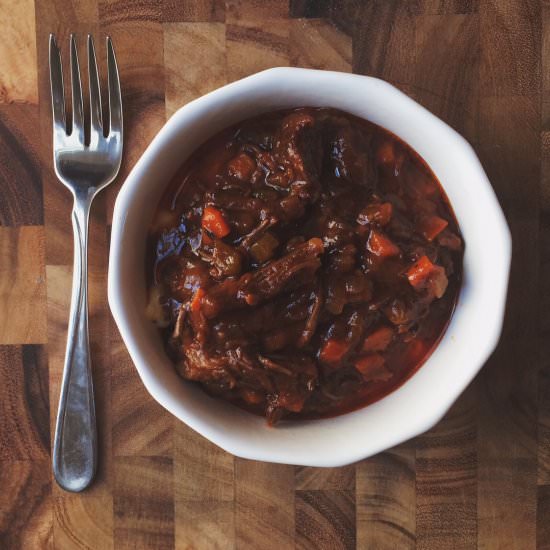 Red Wine-Braised Short Ribs