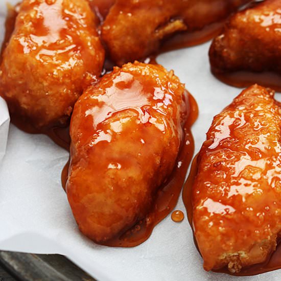 Honey Chipotle Chicken Wings