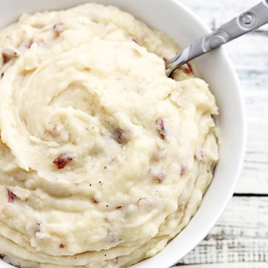 SLOW COOKER MASHED POTATOES