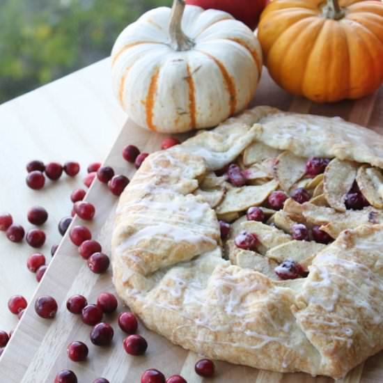 Cranberry Apple Galette