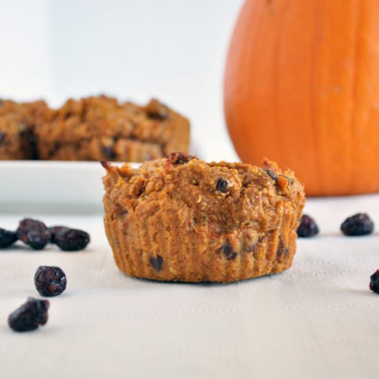 Squash Cranberry Muffins