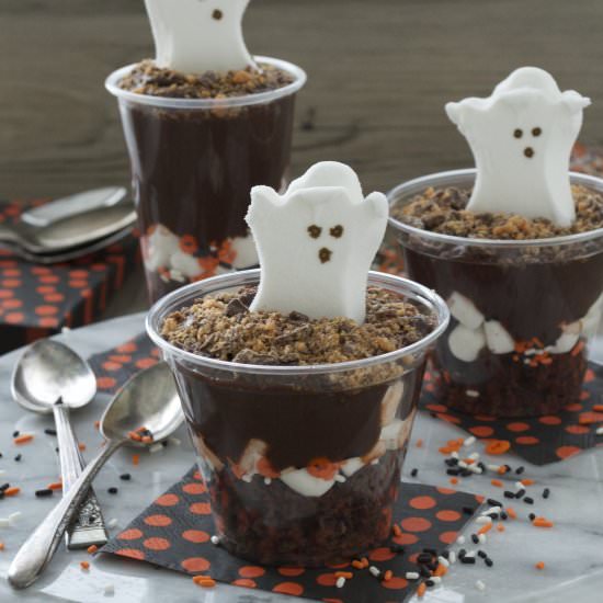 Boo Pudding Parfaits