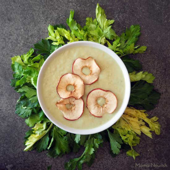 Coconut celery soup