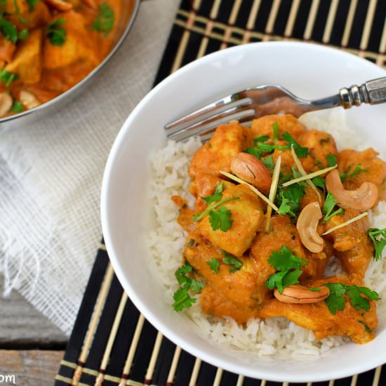 Cashew Chicken Curry