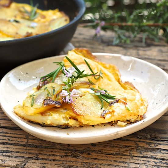 Potato and Shallot Frittata