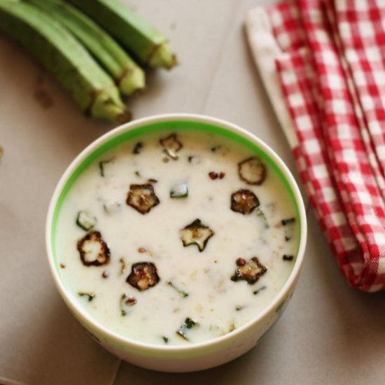 Lady’s finger raita