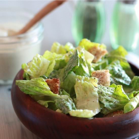 Classic Caesar Salad (vegan)