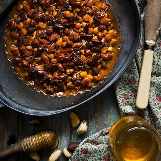 Nutty Caramel Tart