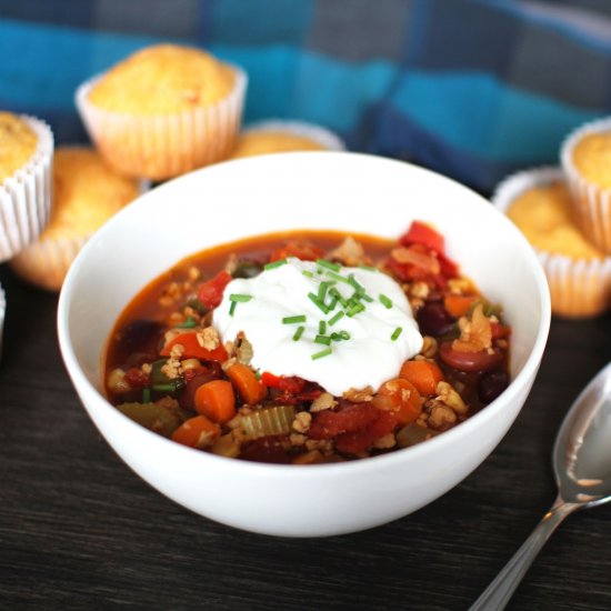 Tricked-out Turkey Chili