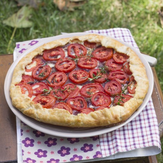 Tomato Cheese Galette