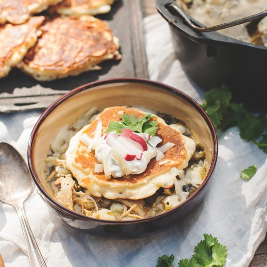 Roasted Poblano Chicken Posole