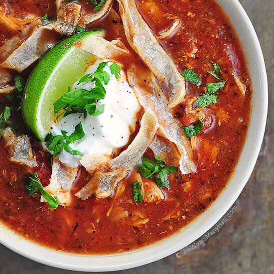 Easy Chicken Tortilla Soup