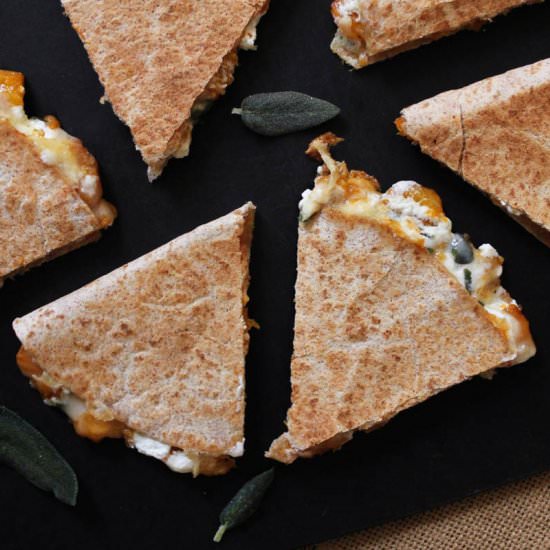 Butternut Squash Quesadillas