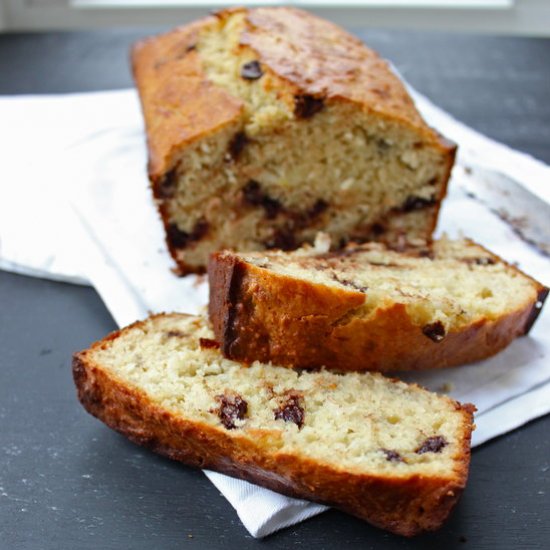 Chocolate Chip Coconut Bread