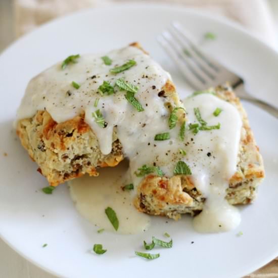 Gluten Free Biscuits and Gravy