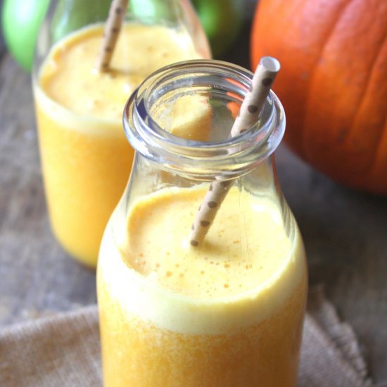 Glowing Pumpkin Juice! (vegan + GF)