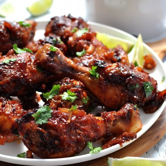 Sticky Hawaiian Chicken Drumsticks