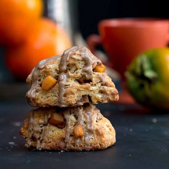 Persimmon Cinnamon Scones