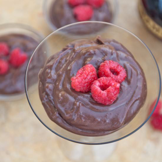 Chocolate Raspberry Pudding