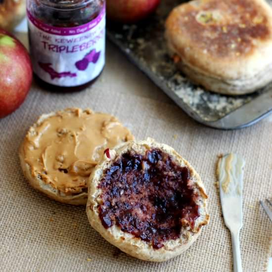 Apple Spiced English Muffins