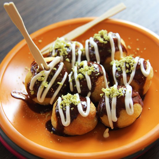 Takoyaki Cream Puffs