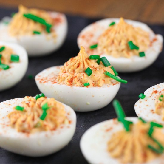 Chipotle Deviled Eggs