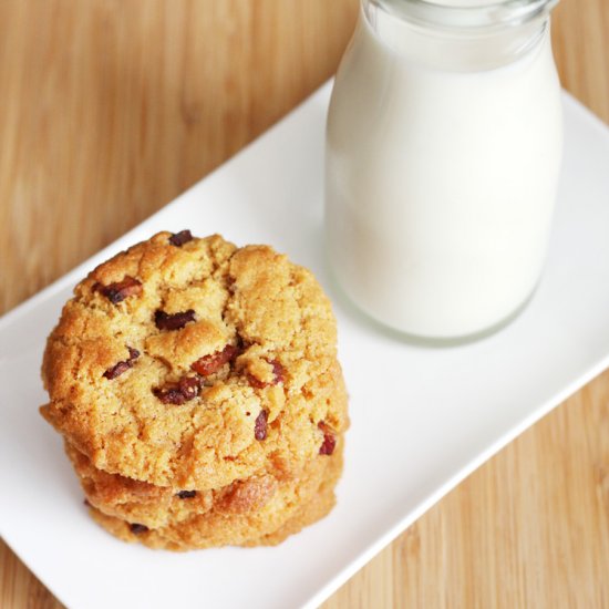 Gluten Free PB and Bacon Cookies