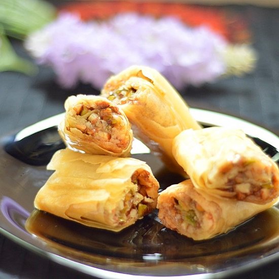 baklava rolls