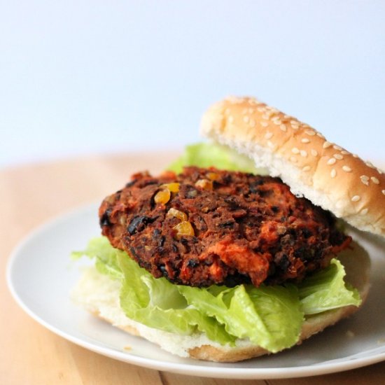 Sweet Potato & Black Bean Burgers