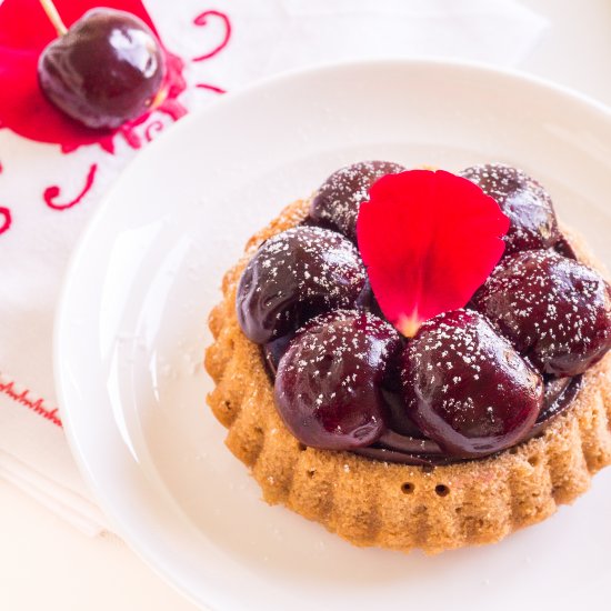 Cherry Chocolate  Mini-Cakes