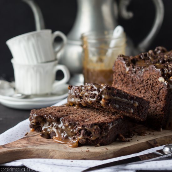 Chocolate Hazelnut Caramel Bread