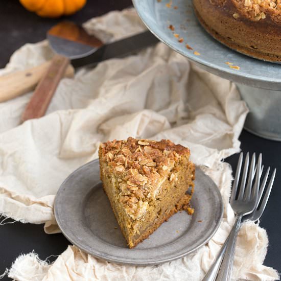 Pumpkin cheesecake coffee cake