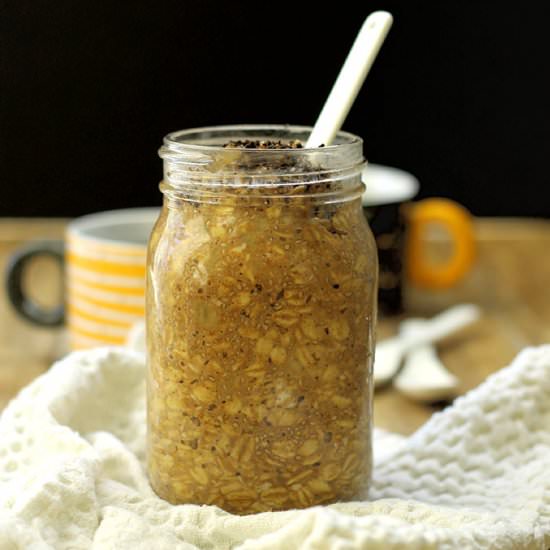 Pumpkin Spice Latte Overnight Oats