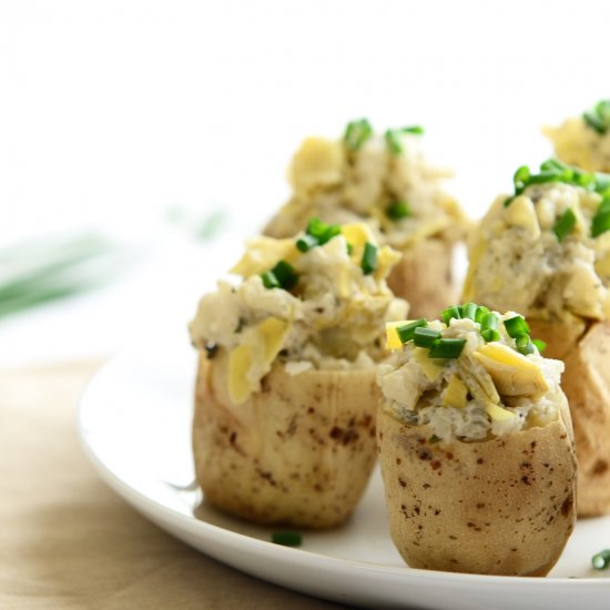 Artichoke-Stuffed Potatoes