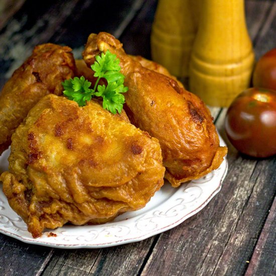 Beer Batter Dipt Fried Chicken