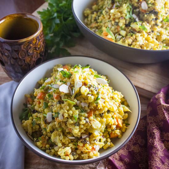 Curried Israeli Couscous