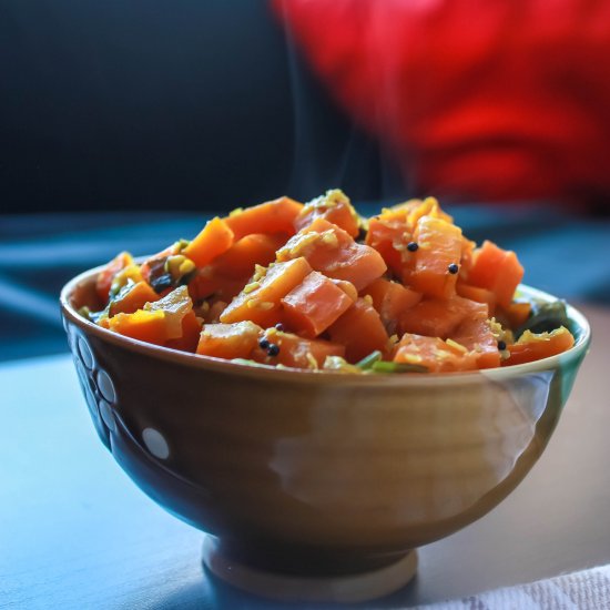 Carrot Stir Fry/ Carrot poriyal