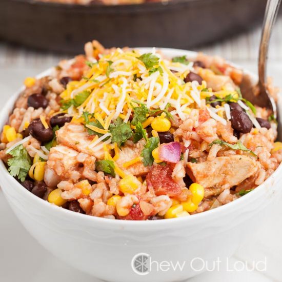 chicken burrito bowl