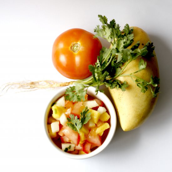 Mango and Pear Salsa