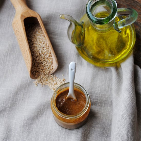 Homemade Tahini paste