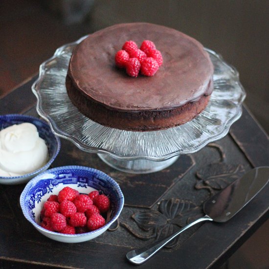 Flourless Double Chocolate Cake