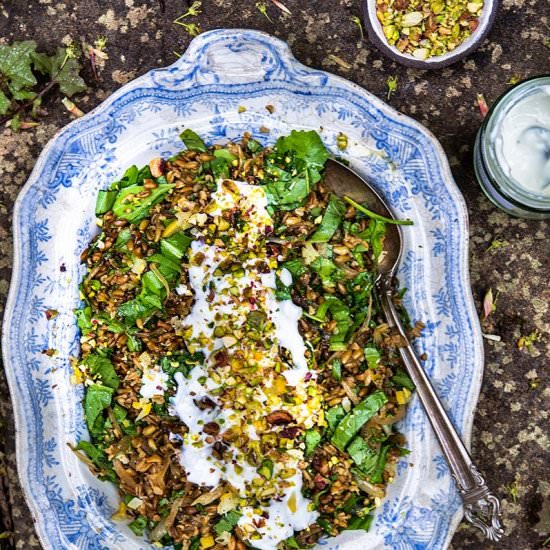 Ancient Grains Salad — Freekeh