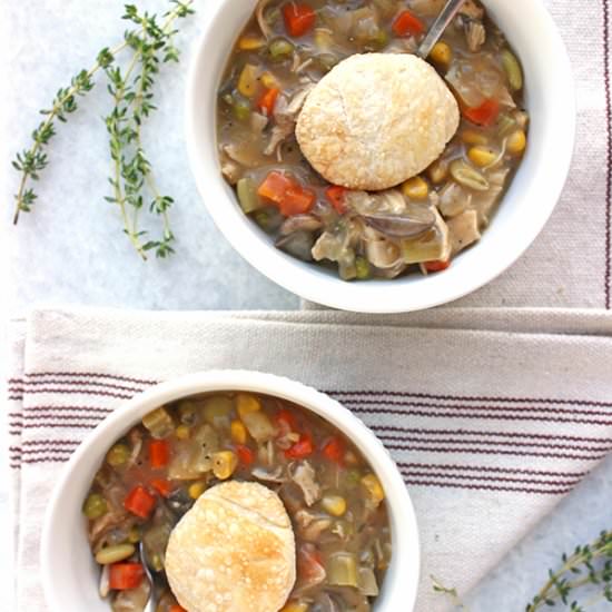 Skinny Chicken Pot Pie