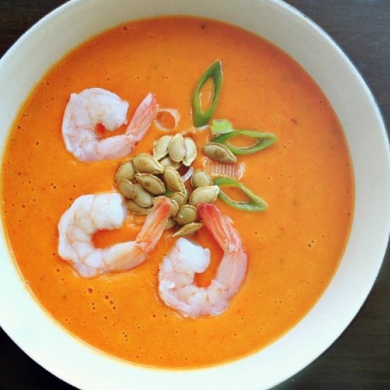 Red Curry Coconut Squash Soup