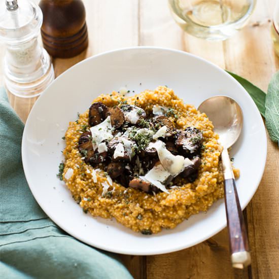 Pumpkin Quinoa Risotto