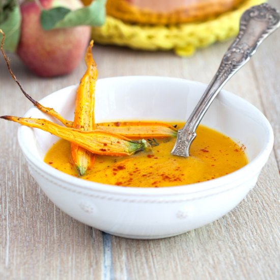 Gingery Pumpkin-Apple Soup