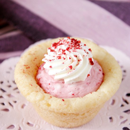 Raspberry Cheesecake Sugar Cookies