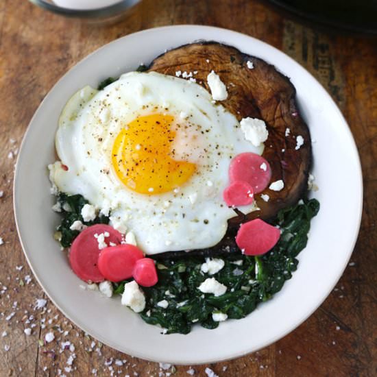 Portobello Mushrooms Brunch