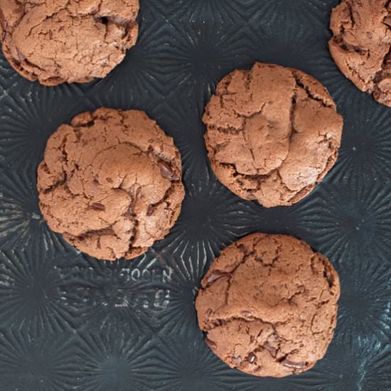 Nutella Peanut Butter Cookies